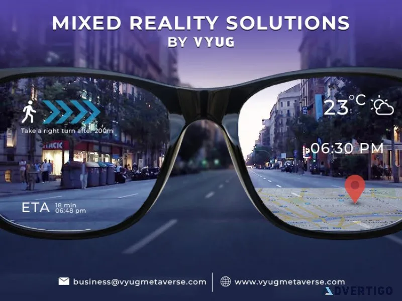 Mixed reality solutions by vyug metaverse – powering immersive i