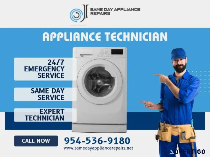 Same day appliance repair service