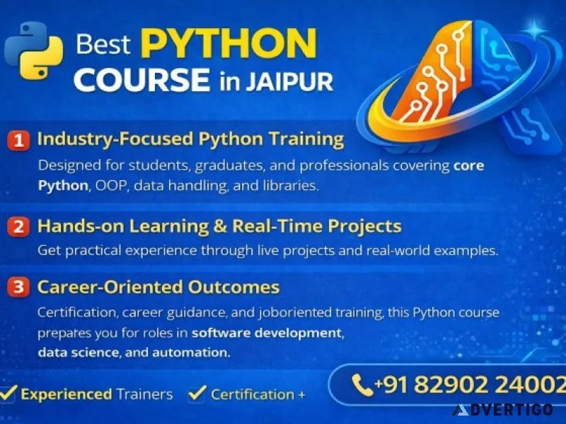 Best python course in jaipur