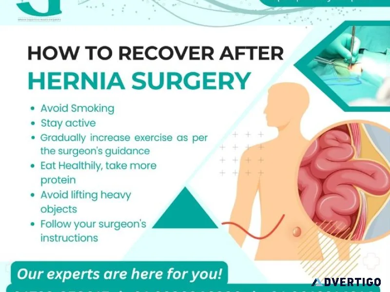 What treatments does a hernia specialist in jagadhri offer?