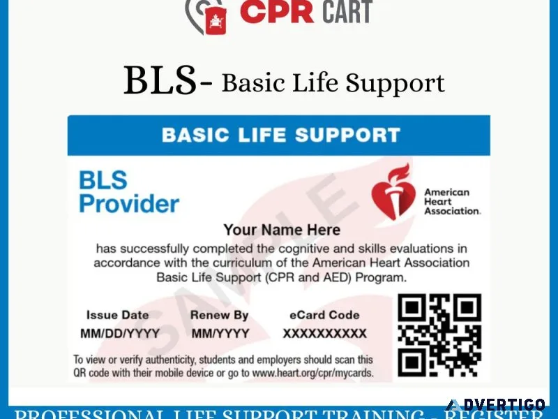 Bls certification & renewal – flexible, fast, and official ecard