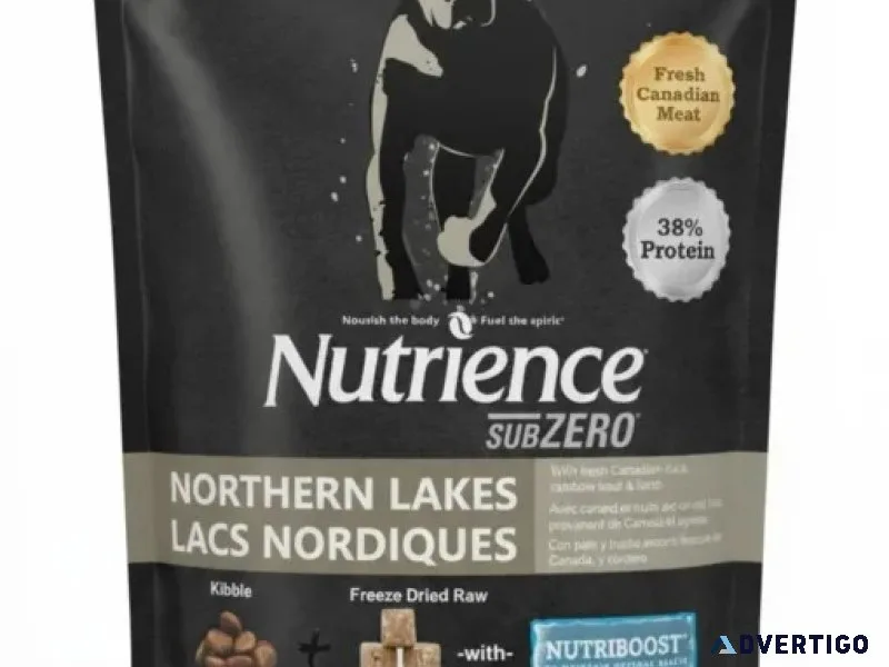 Nutrience northern lakes high protein dog food 1lb