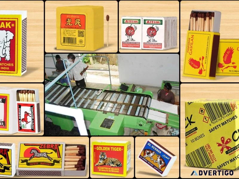 Best wooden safety matches manufacturer & supplier