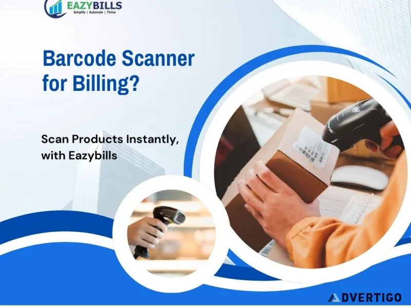 Eazybills barcode scanner for faster checkout