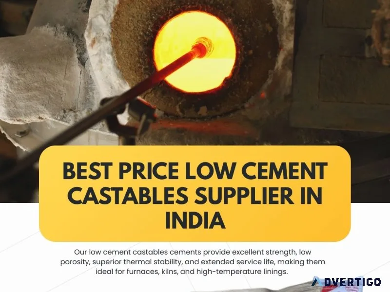 Best price low cement castables supplier in india