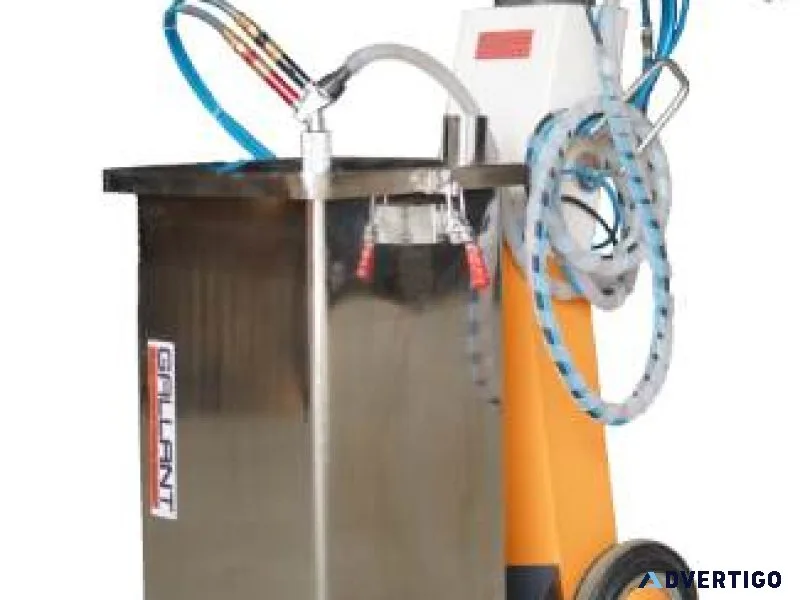 Automatic powder coating gun