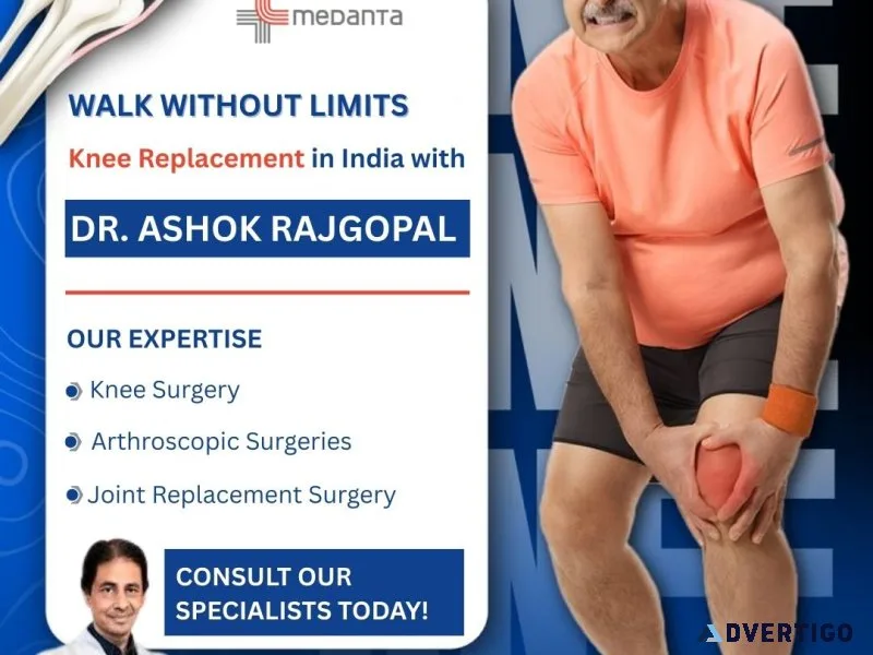 Best knee replacement surgeon medanta hospital delhi