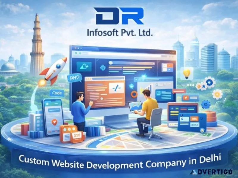 Custom website development company in delhi