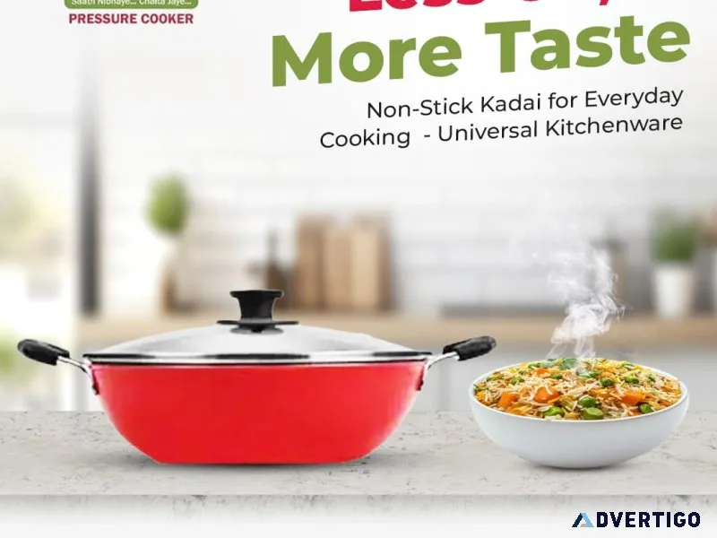 Non-stick kadai for everyday cooking in hyderabad