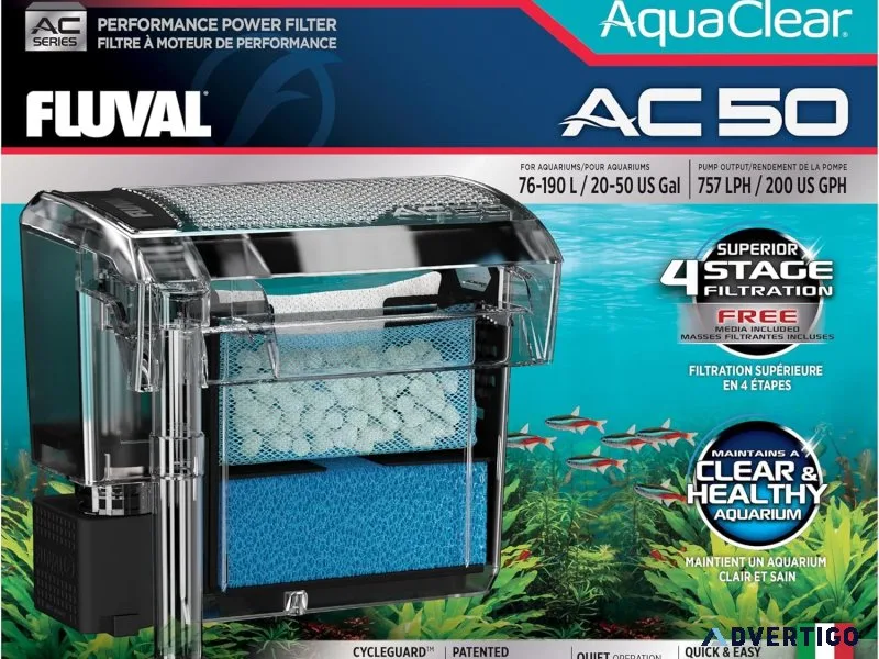 Aquaclear 50 power filter for aquarium | 20–50 gallons