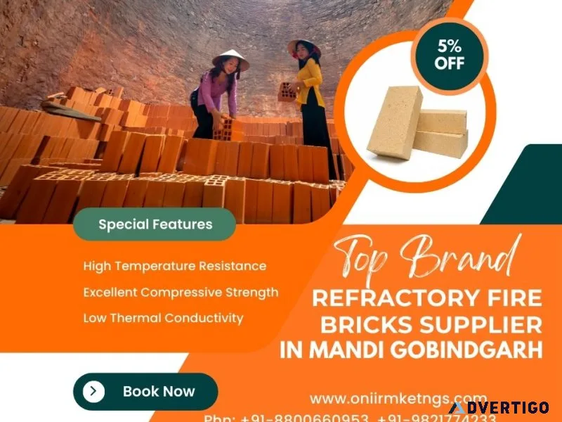 Top brand refractory fire bricks supplier in mandi gobindgarh