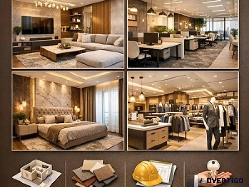 Best turnkey interior contractors – complete interior design & e