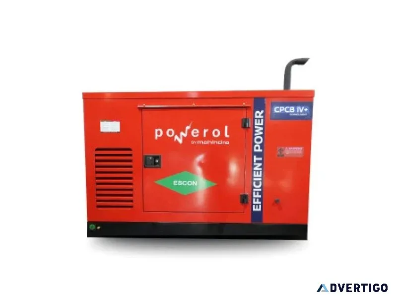 Reliable diesel gensets for every power need – book now
