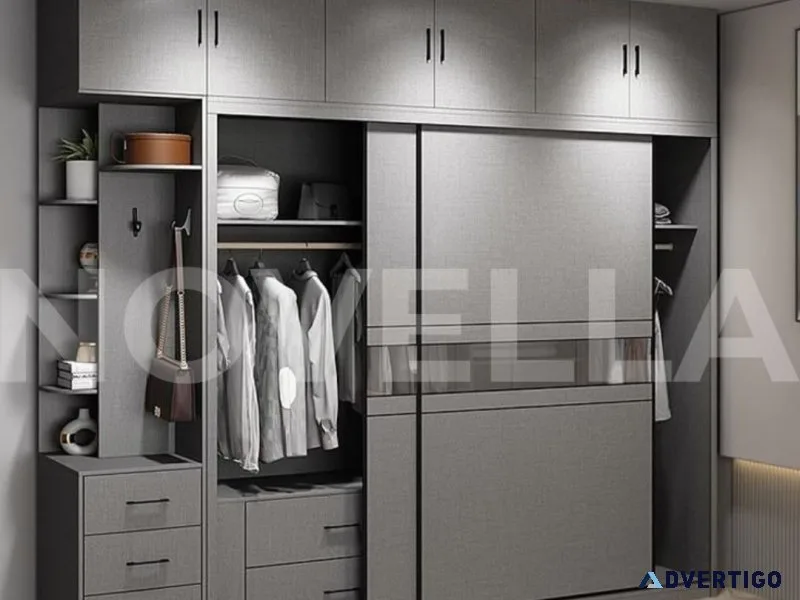 Modular wardrobe in gurugram for elegant storageㅣnovella kitchen
