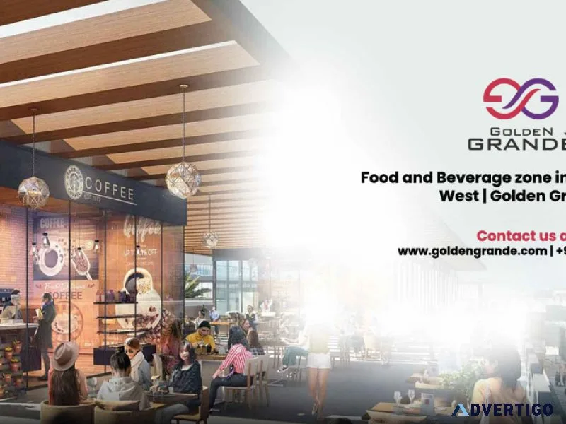Food and beverage zone in greater noida west | golden grande