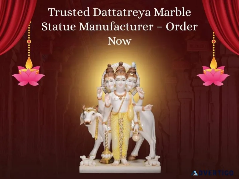 Trusted dattatreya marble statue manufacturer – order now