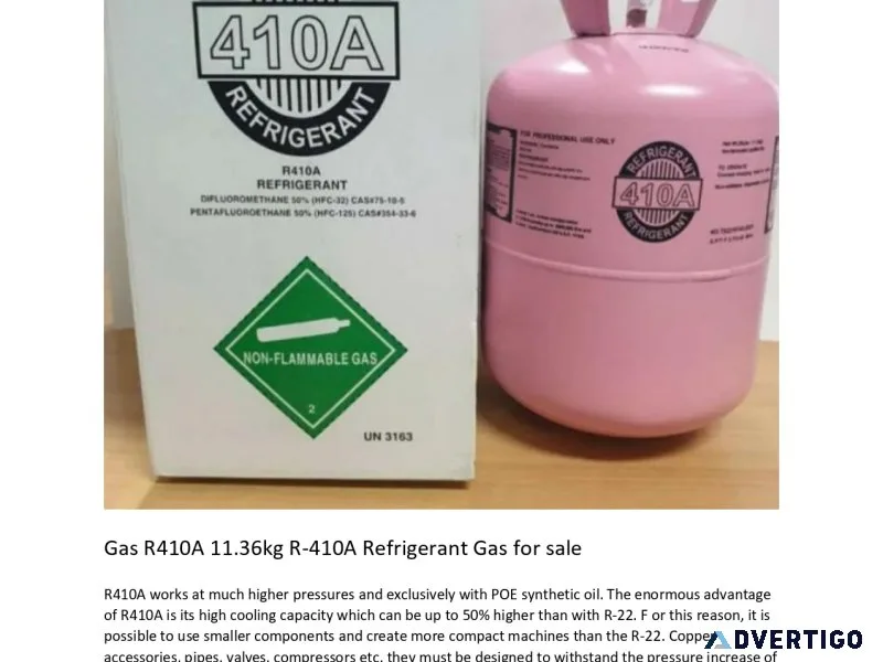 Gas r410a 1136kg r-410a refrigerant gas for sale