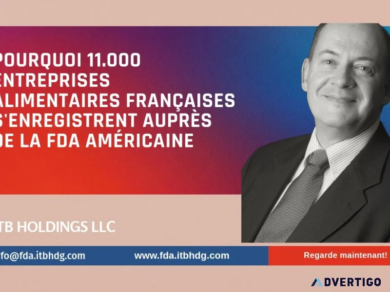 Enregistrement fda des exportateurs