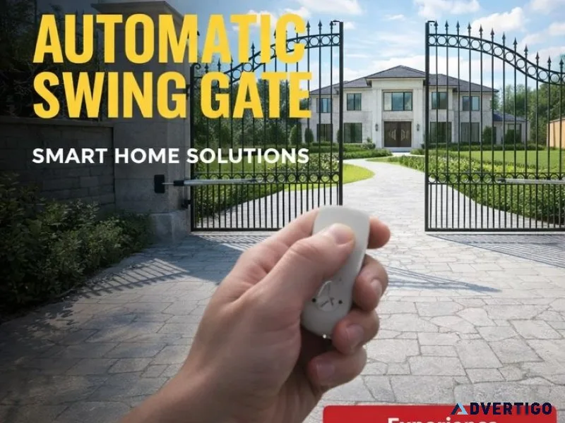Modern automatic swing gate technology in ahmedabad, gujarat