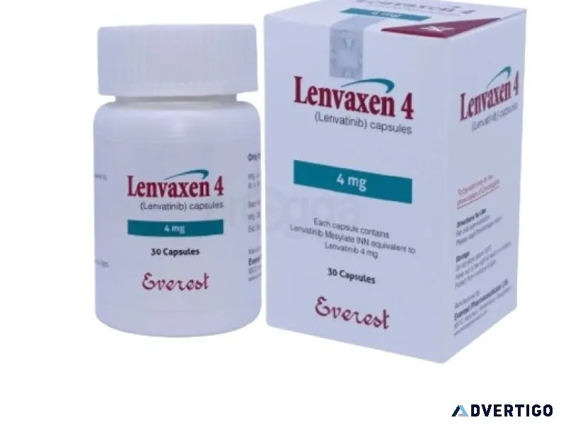 Acquire lenvaxen 4mg capsule to treat thyroid cancer