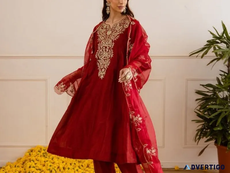 🔥 trending red suit for women 🔥