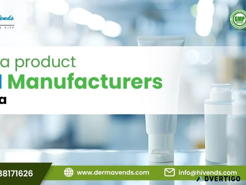 Oem contract manufacturing derma products india