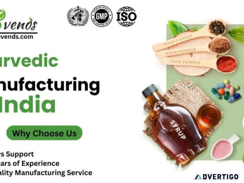 Ayurvedic manufacturing in india