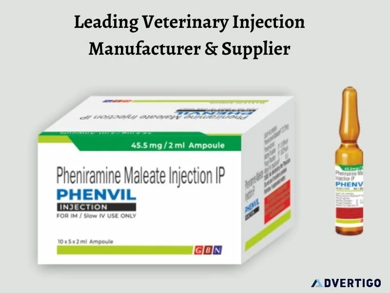 Leading veterinary injection manufacturer & supplier