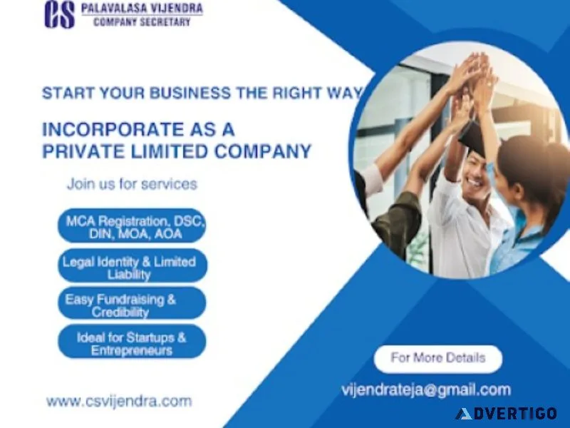 Cs vijendra & co – expert company incorporation services in hyde