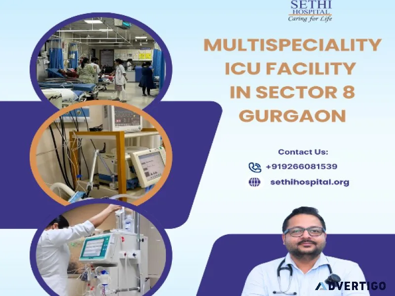 Multispeciality icu facility in sector 8, gurgaon