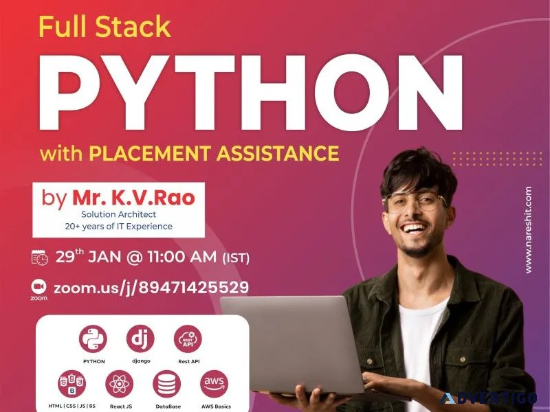 Full stack python training