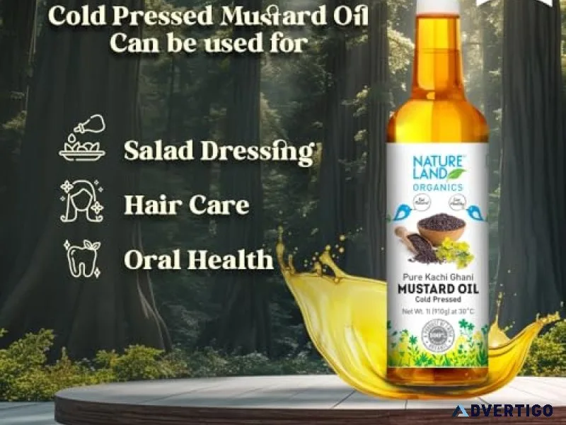 Buy organic mustard oil – pure, cold pressed & healthy | naturel