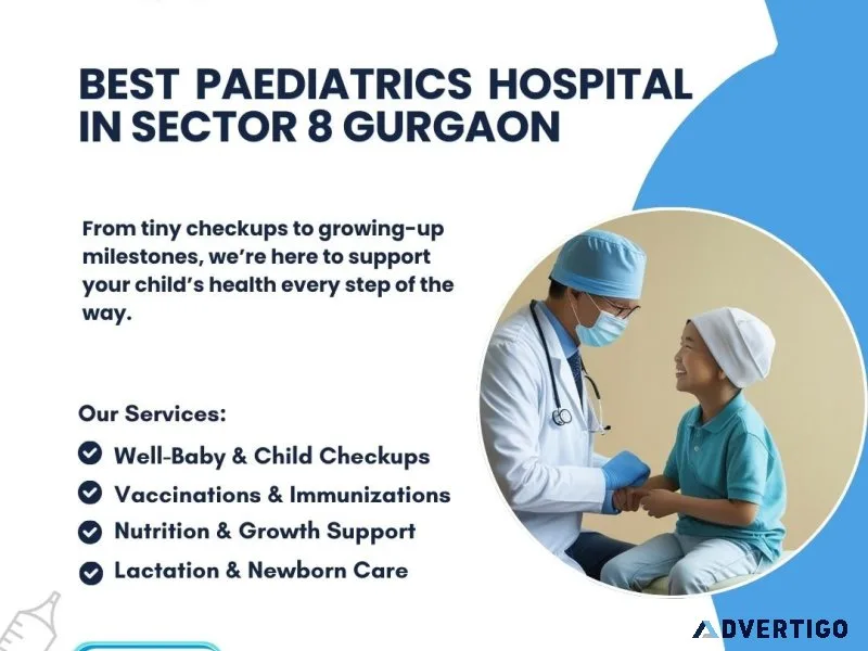 Best paediatrics hospital in sector 8, gurgaon