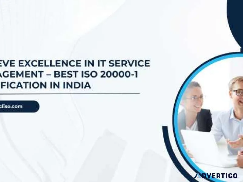 Best iso 20000-1 certification in india