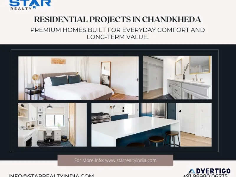 New housing & residential projects in chandkheda – star realty i