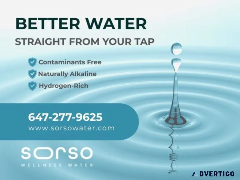 Advanced water filter system – clean, pure water straight from y