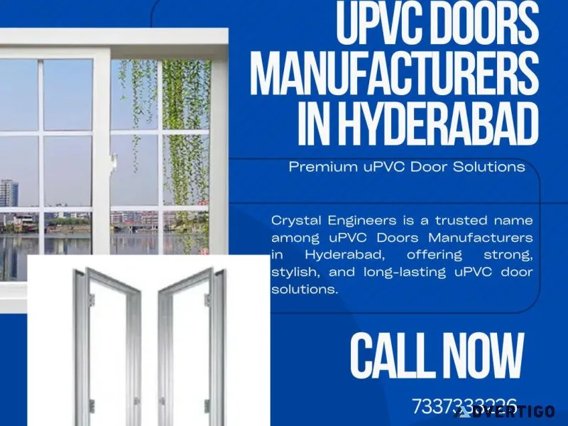 Upvc doors manufacturers in hyderabad – crystal engineers