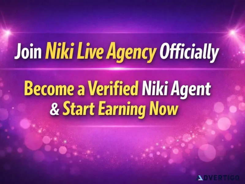 Join niki live agency officially become a verified niki agent