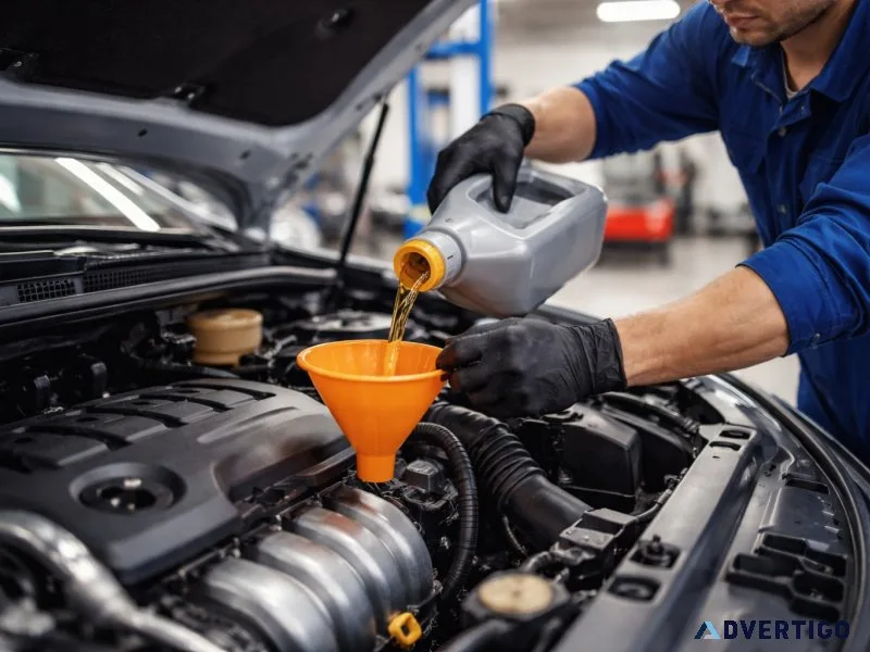 Professional oil change services available at big chief tire