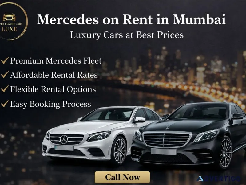 Mercedes on rent in mumbai luxury cars at best prices