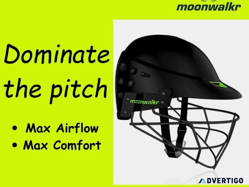 Prograde moonwalkr cricket helmet ultralightweight certifi