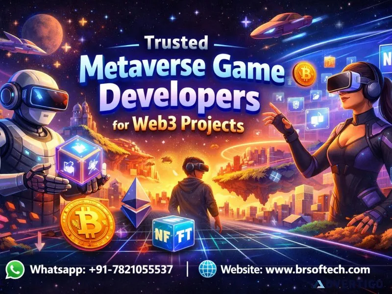 Trusted metaverse game developers for web3 projects br softech