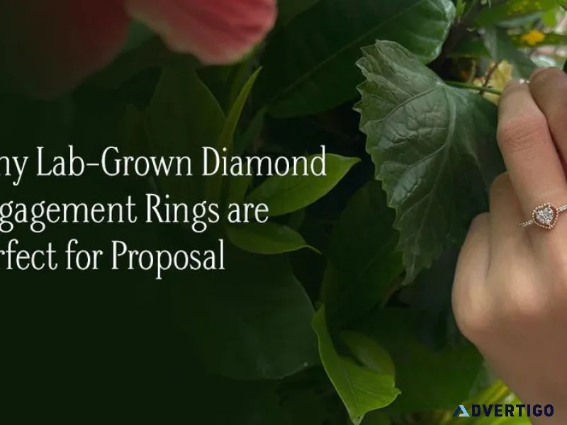 Labgrown diamond engagement rings for unforgettable proposals