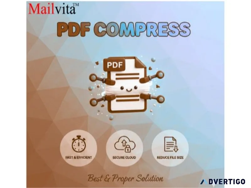 Reduce pdf file size instantly with mailvita pdf compress