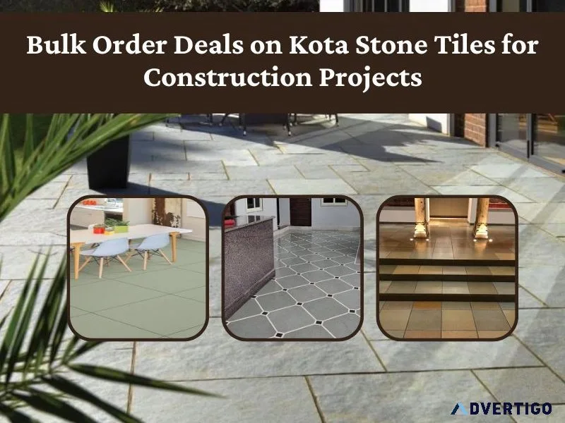 Bulk order deals on kota stone tiles for construction projects