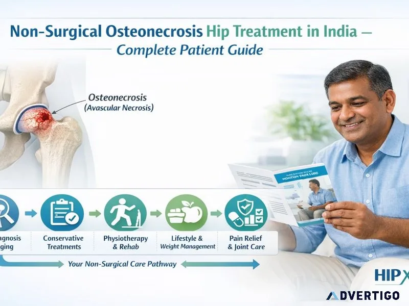Nonsurgical osteonecrosis of hip treatment in india
