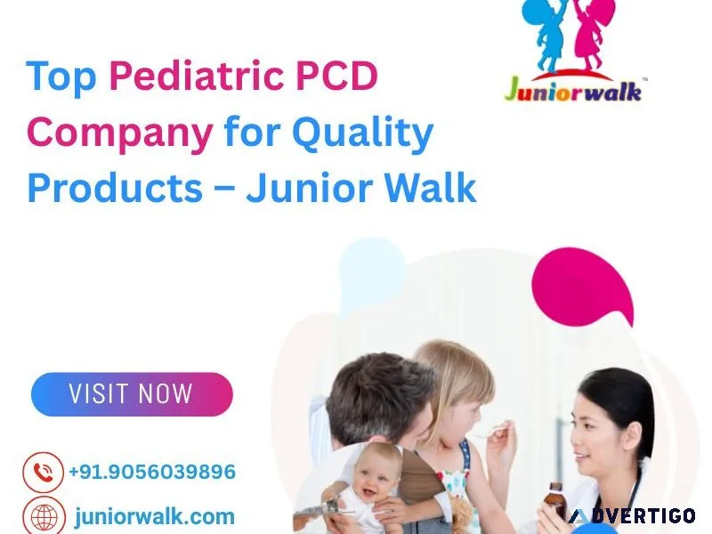 Junior walk leading pediatric pcd pharma company in india