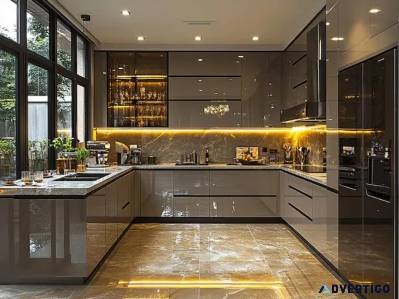 Smart and luxury modular kitchen in gurgaon novella kitchens