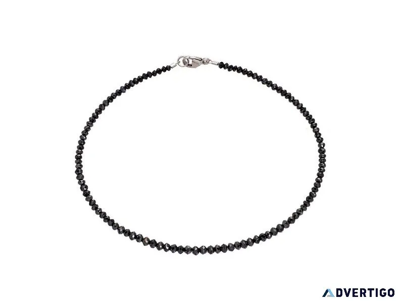 Buy sofia jewelry diamond beads bracelet elegant black diamond