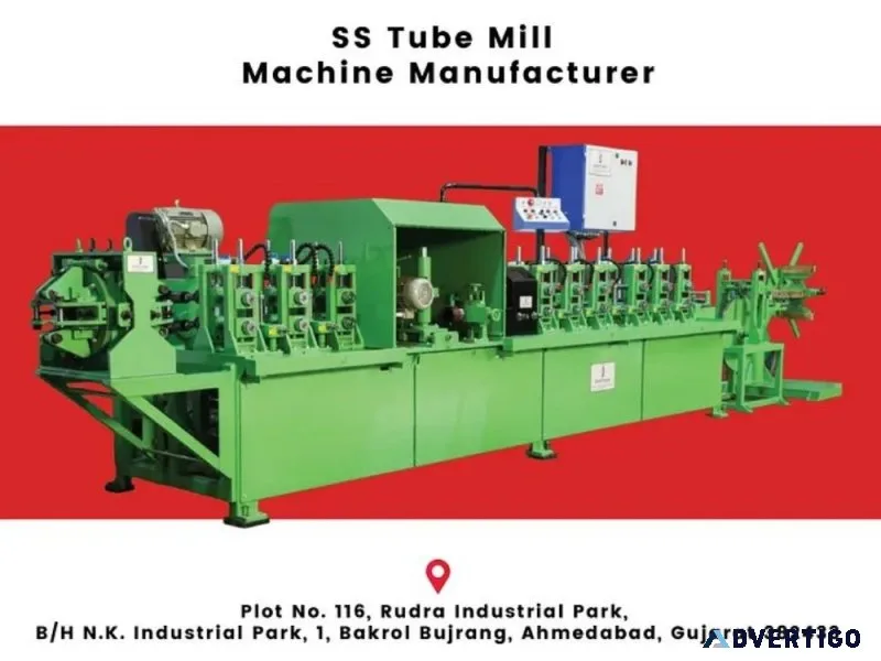 Stainless steel pipe making machine supplier in india sarthak